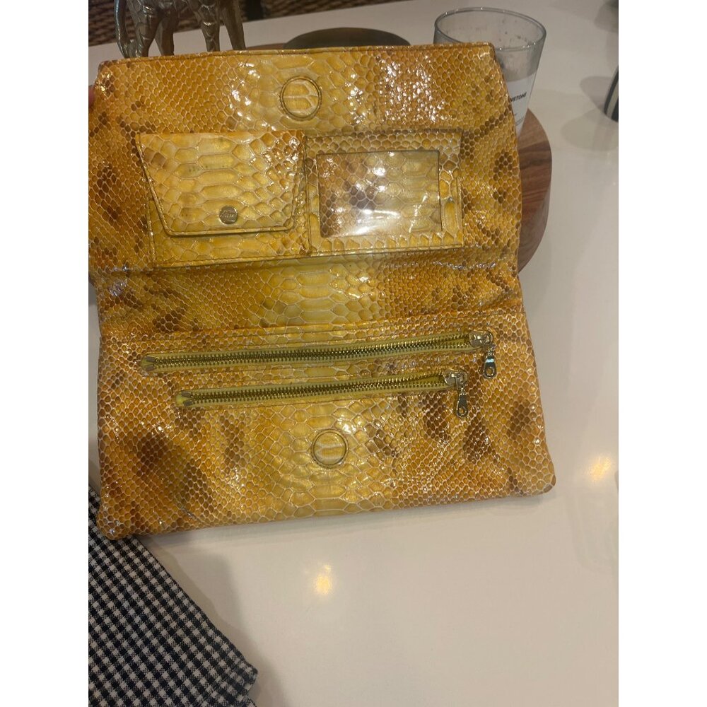 Abas Python Wallet Clutch - image 4